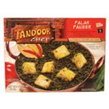Tandoor Chef Frozen Entrees Palak Paneer, Vegetarian, Gluten Free 10 OZ