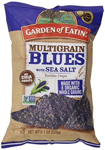 GARDEN OF EATIN` Multigrain Tortilla Chips Blues w/ Quinoa 12/8.1 OZ