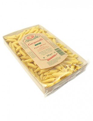 Rustichella d'Abruzzo Pasta, Egg Pasta in Tray, Egg Garganelli, 250 gr/8.8 oz