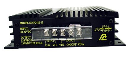Astron 22-32VDC to 12V DC,Neg Ground Conv 10AMP