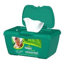 Pampers Natural Aloe Unscented Wipes