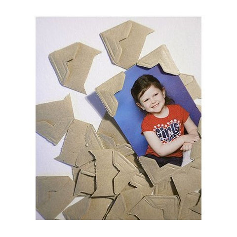 Photo Corners, Kraft, Pressure Sensitive .5", 252pk