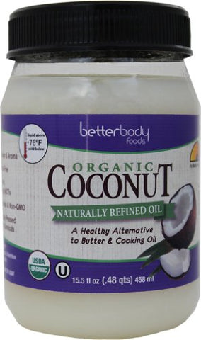 Organic Naturally Refined Coconut Oil, 15.5 fl oz
