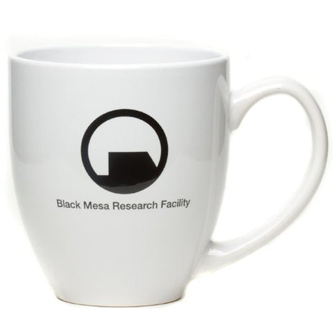 Half Life 2 Black Mesa Research Facility Coffee Mug- Black/White