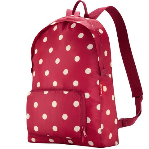 mini maxi rucksack ruby dots