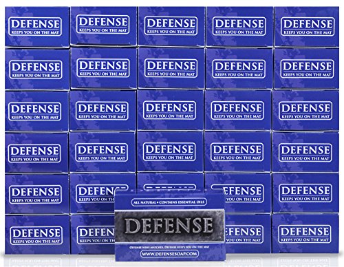 Defense Soap 4 Ounce Bar (Pack of 30) - 100% Natural Tea Tree Oil and Eucalyptus Oil