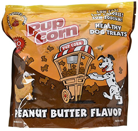 PUPCORN HEALTHY DOG TREATS (Peanut Butter, 16oz)