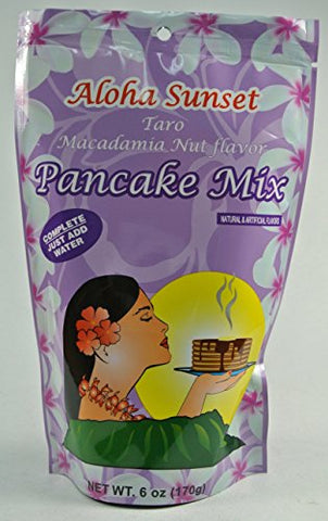 Aloha Sunset Taro Mac Nut Pancake Mix - 6 oz