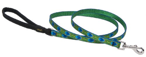 Lupine 1/2" Originals Collection - Tail Feathers, 6' Padded Handle Lead