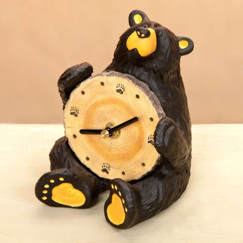 Sitting Bear" Clock