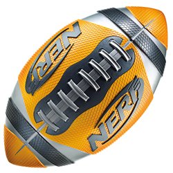 Hasbro - Nerf Sports Pro Grip Football - Yellow and Black