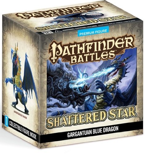 WizKids/Neca, Role Playing Games, Pathfinder Battles: Shattered Star Gargantuan Blue Dragon Promotional Figure (PR)