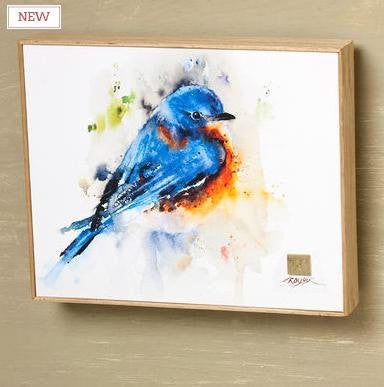 Springtime Bluebird Wall Art