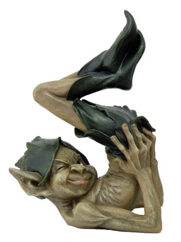 Playful Garden Goblin Figurine