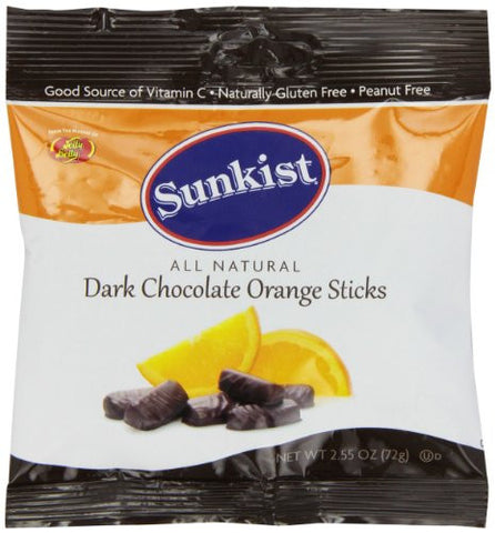 Sunkist® Dark Chocolate Orange Sticks - 2.55 oz Bag