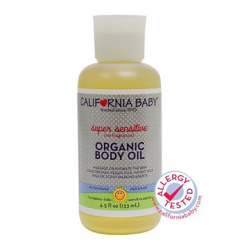 Super Sensitive Organic Body Oil, 4.5 oz
