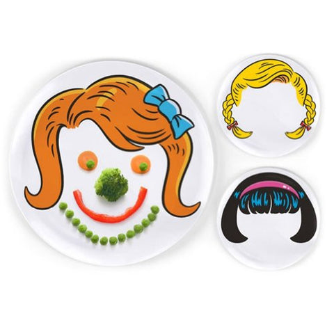 Dinner Dos - Girl Plates - 3