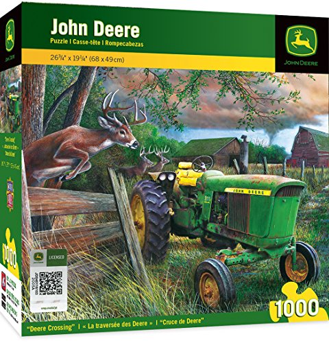 MasterPieces - John Deere Deere Crossing Puzzle, 1000 pc., 19" x 27"