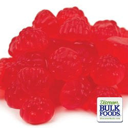 Gummi Red Raspberries - 1 Lb