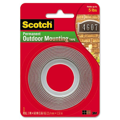 Outdoor Mounting Tape 1 in x 60 in