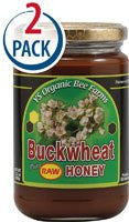 RAW BUCKWHEAT HONEY
 -- 13.5 fl oz Each / Pack of 2