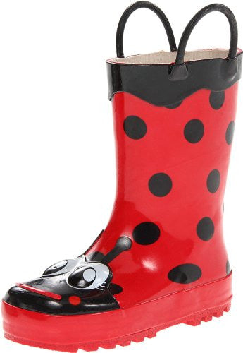 Western Chief Ladybug Red Boots Size: 8 Child