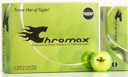 Chromax Distance Golf Balls - Green - 90 Compression