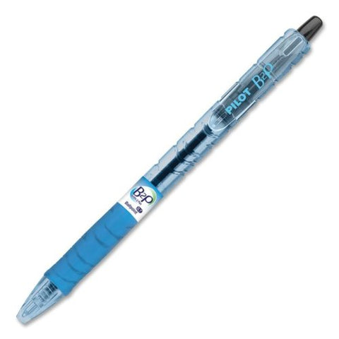 B2P Retractable Ball Point Pen, Fine Tip , Blue