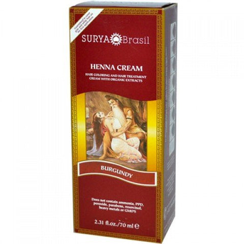 Surya Henna Cream - Burgundy, 70ml