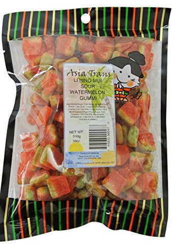 Li Hing Mui Sour Watermelon 18 Oz Bag