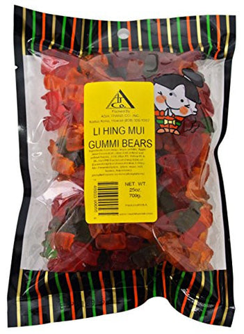 Li Hing Mui Gummy Bears 25 Oz