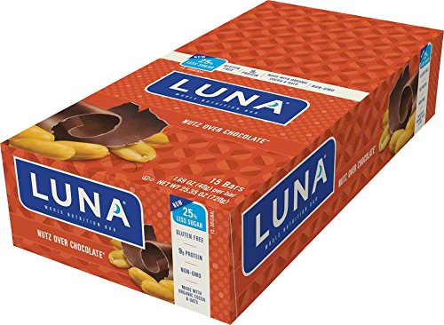 Clif Bar Luna Bar Nutz Over Chocolate 15/Box