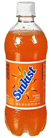 Sunkist Orange Soda Bottle 20 Oz