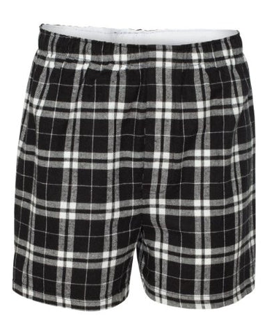 Classic Flannel Boxer - Black/White, Small