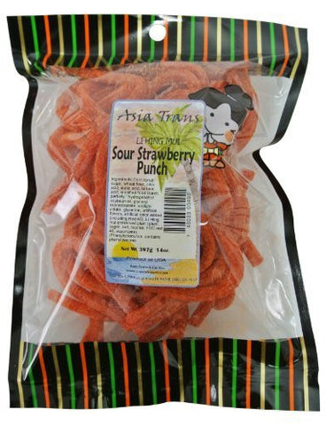 Li Hing Mui Sour Strawberry Punch 14 Oz