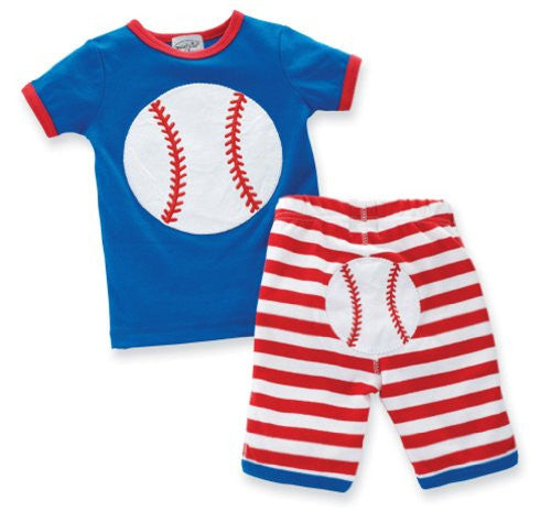 Baseball 2 Piece Set,Size: 6-9 Months