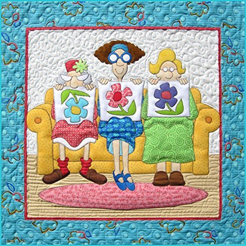 1 Little 2 Little 3 Little Quilters Pattern - 24 1/2" x 24 1/2" Wall Hanging