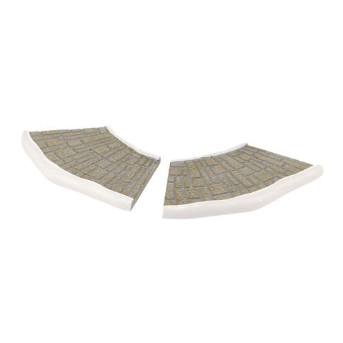 Department 56 Uptown Walkway, Curved, St/4 (not in pricelist)