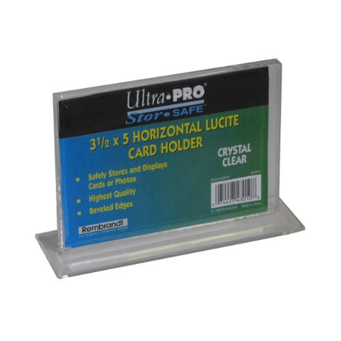Ultra Pro 1/2" 3 1/2"x5" Horizontal Lucite Card Holder