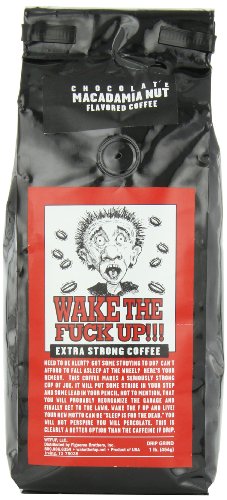 Wake the Fuck Up Coffee Chocolate Macadamia Nut Flavor 1 lb