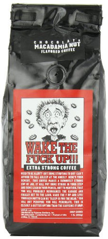 Wake the Fuck Up Coffee Chocolate Macadamia Nut Flavor 1 lb