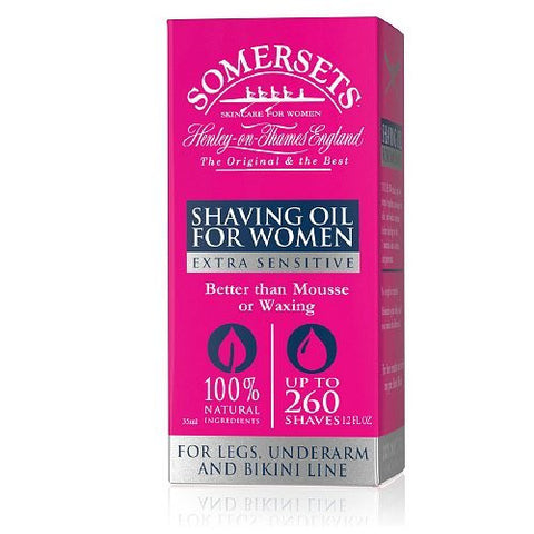 Somersets Women Sensitive Shave Oil, 1.2 oz