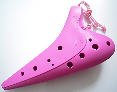 Plastic 12 Hole Alto C Bravura - Pink