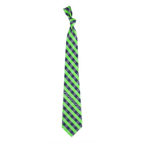 Seattle Seahawks Tie Woven Poly Check