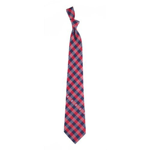 Washington Nationals Tie Woven Poly Check