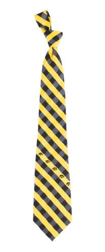 Iowa Hawkeyes Tie Woven Poly Check