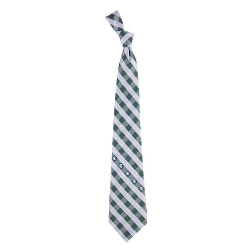 Michigan State Spartans Tie Woven Poly Check