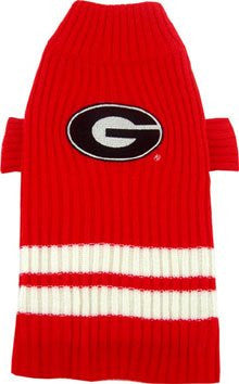 Georgia Bulldogs Dog Sweater Medium