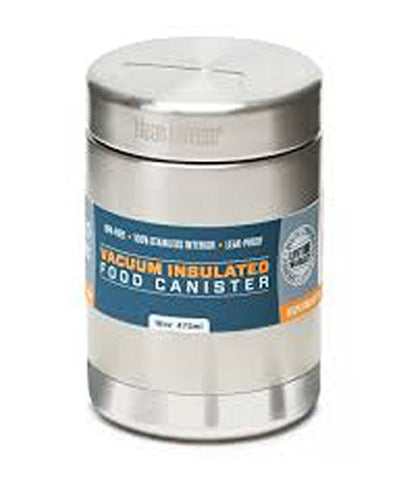 16oz Food Canister Vacuum Insulated (w/Stainless Lid) (Color: Brushed Stainless)