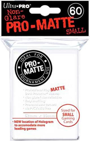 60ct Pro-Matte White Small Deck Protectors